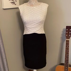 BNWT Ralph Lauren sequin and jersey dress